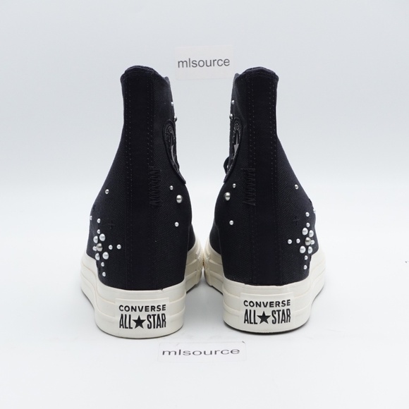 NEW Size 8 Women's Converse Chuck Taylor All Star Wedge Hi Sneakers A12514C - Picture 6 of 9